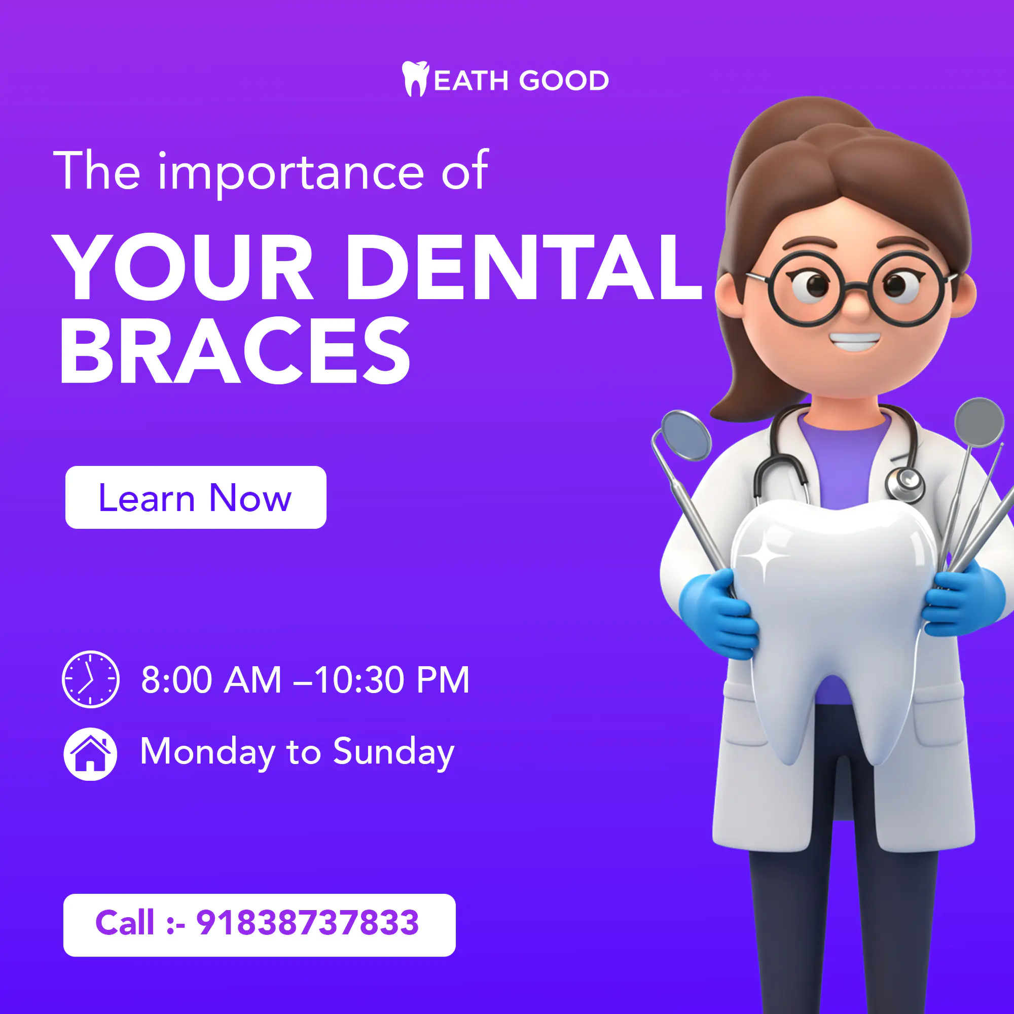 Dental Braces Education Banner