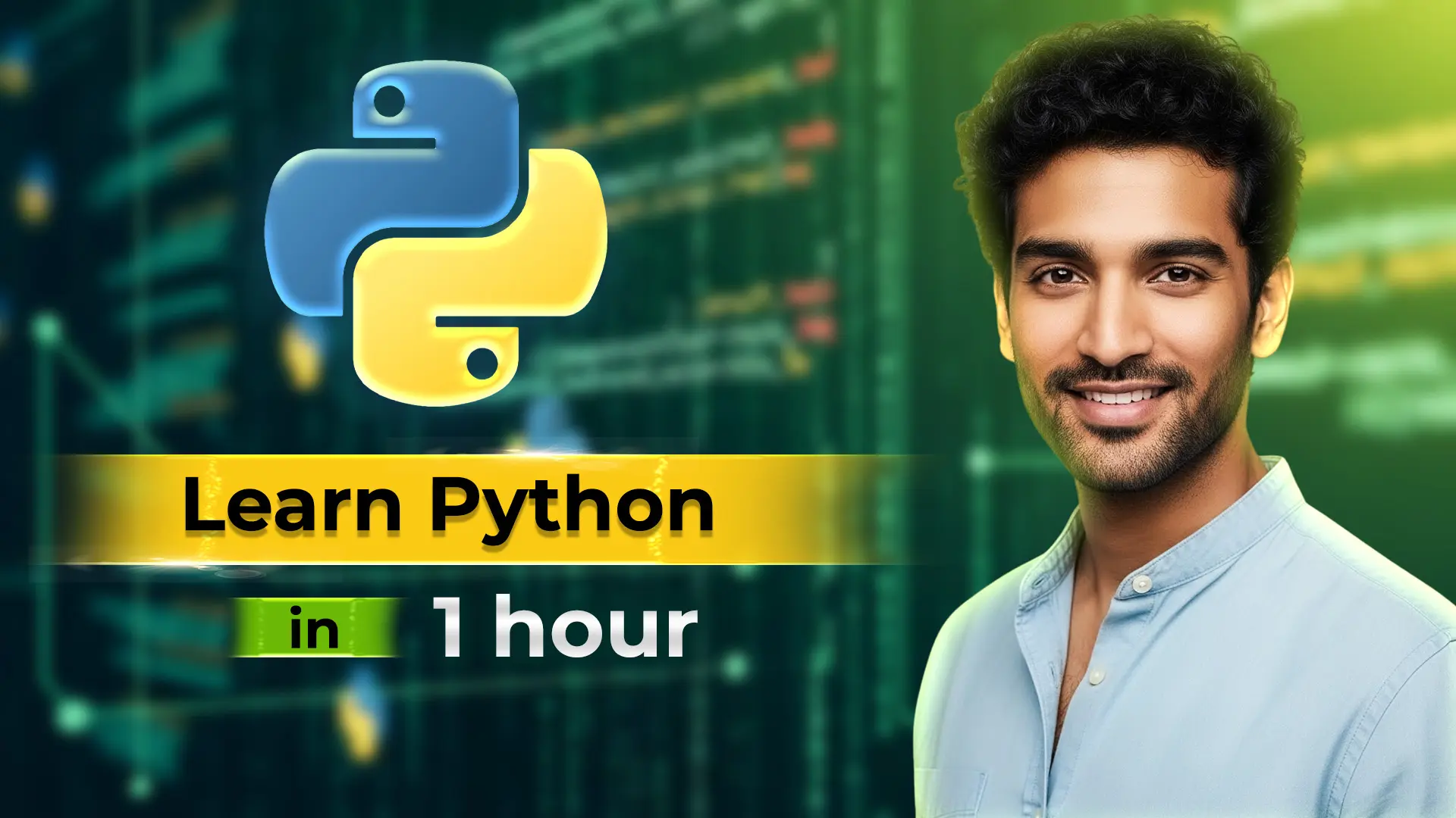 Python Tutorial Thumbnail Template