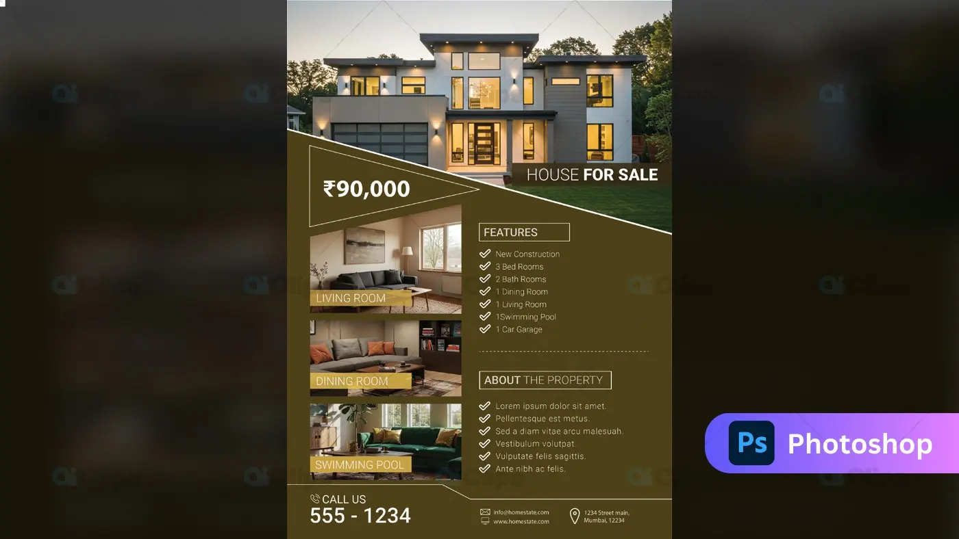 Modern Luxury House Real Estate Promotional Template