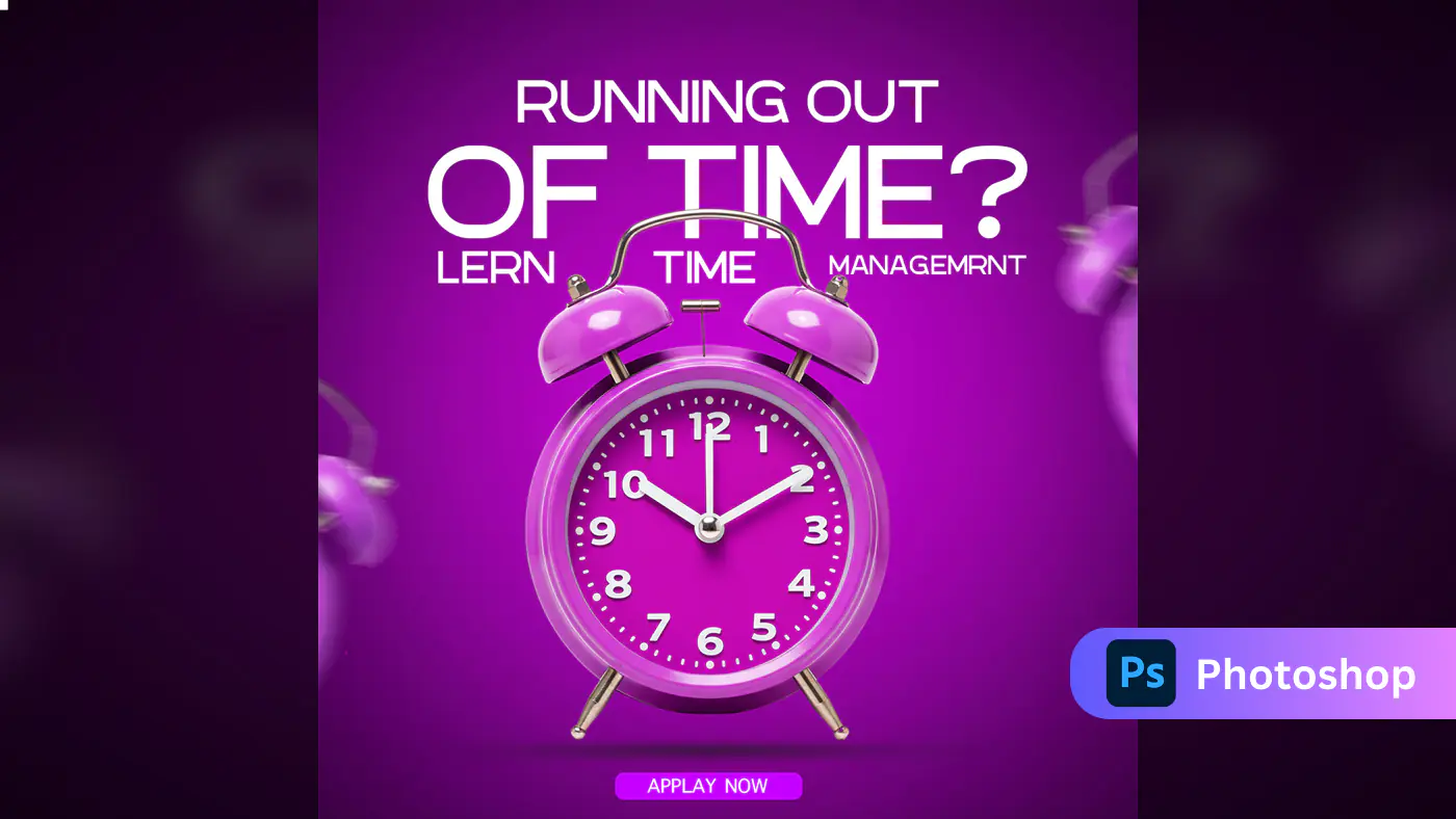 Enhanced Time Management Course Promo Template