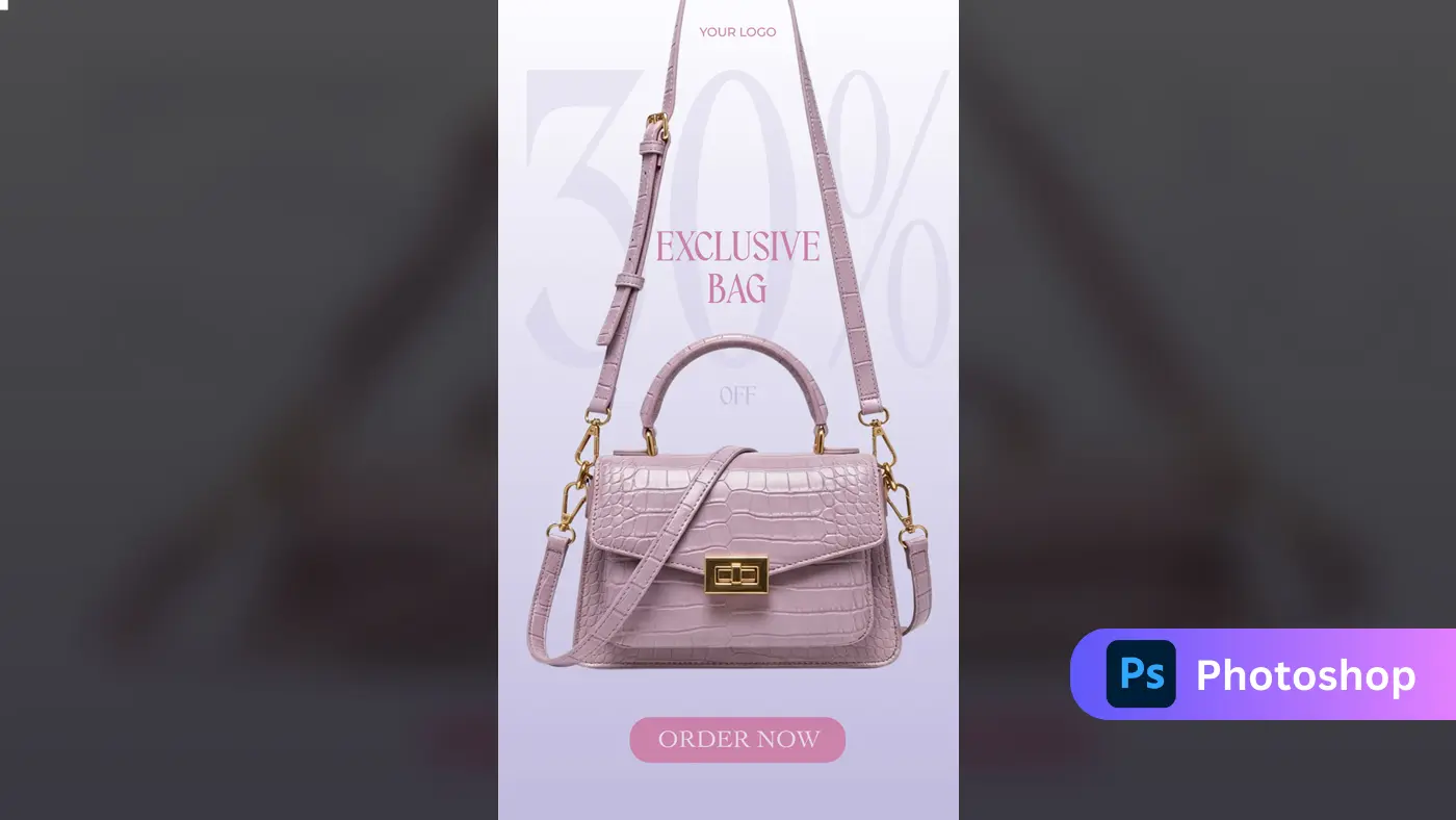 Luxury Handbag Sale Promo Template