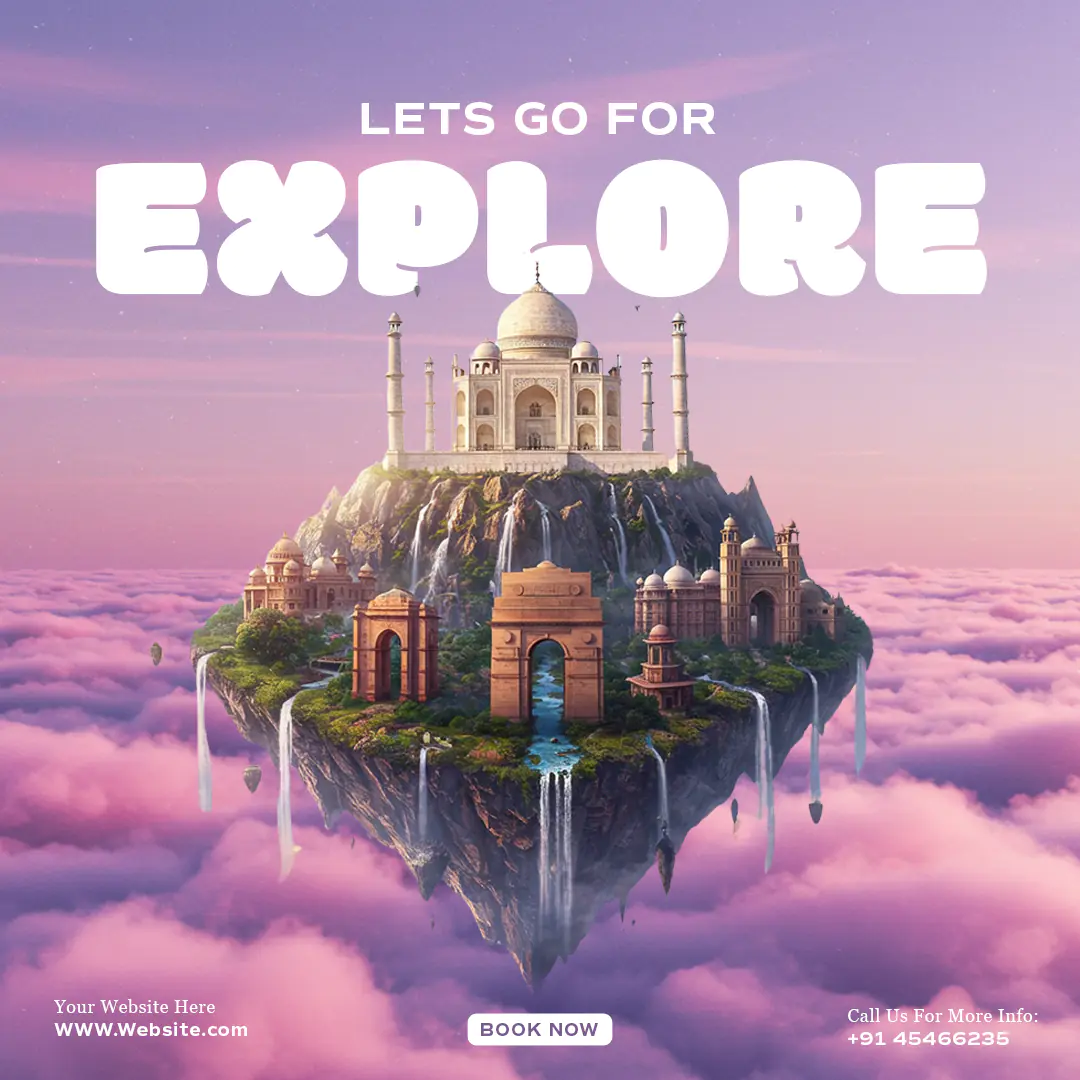 Fantasy India Travel Flyer Template