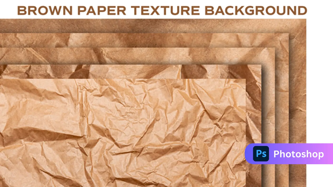 Brown Paper Texture Background Mockup