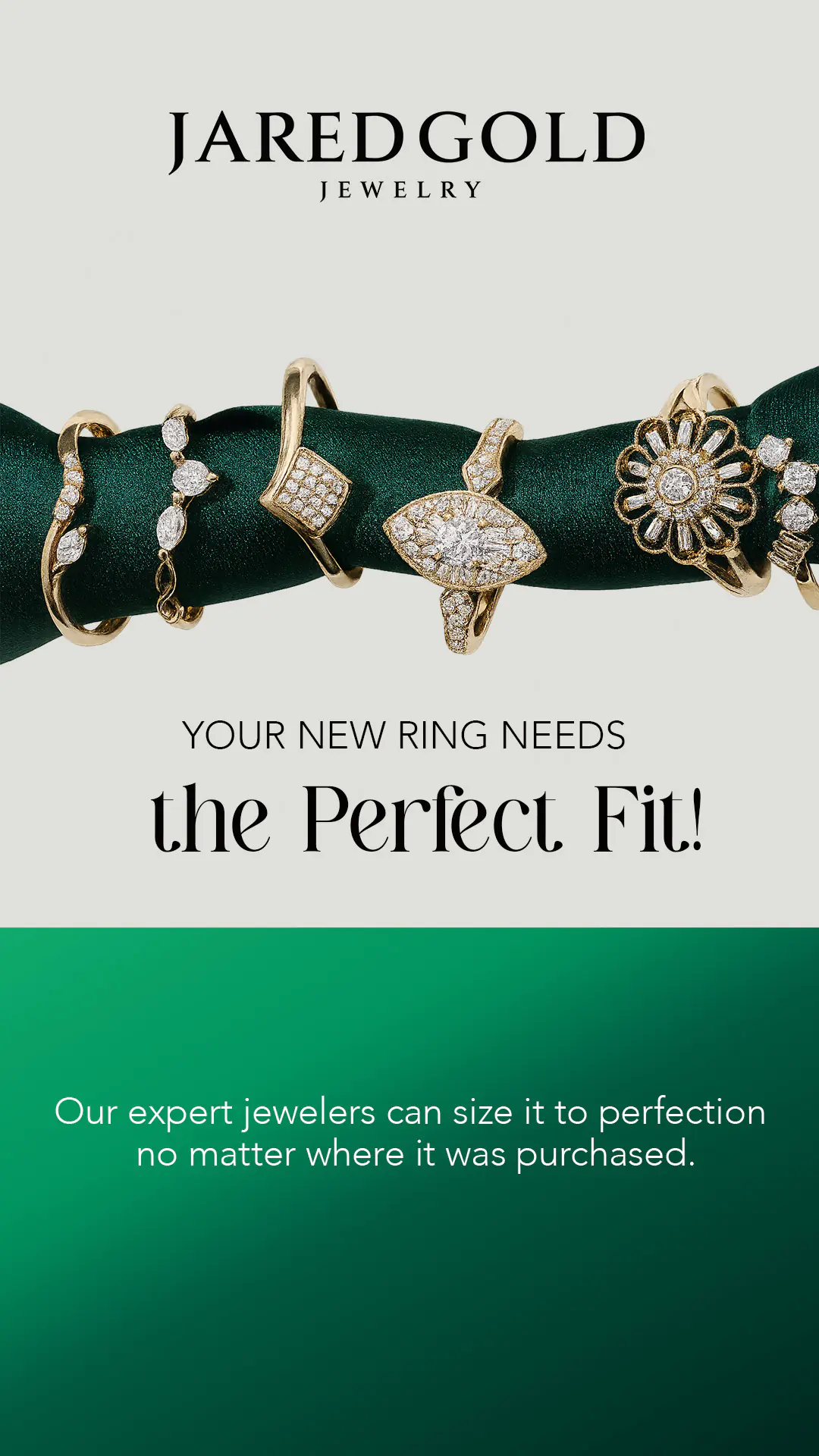 Luxury Jewelry Sizing Service Promotion