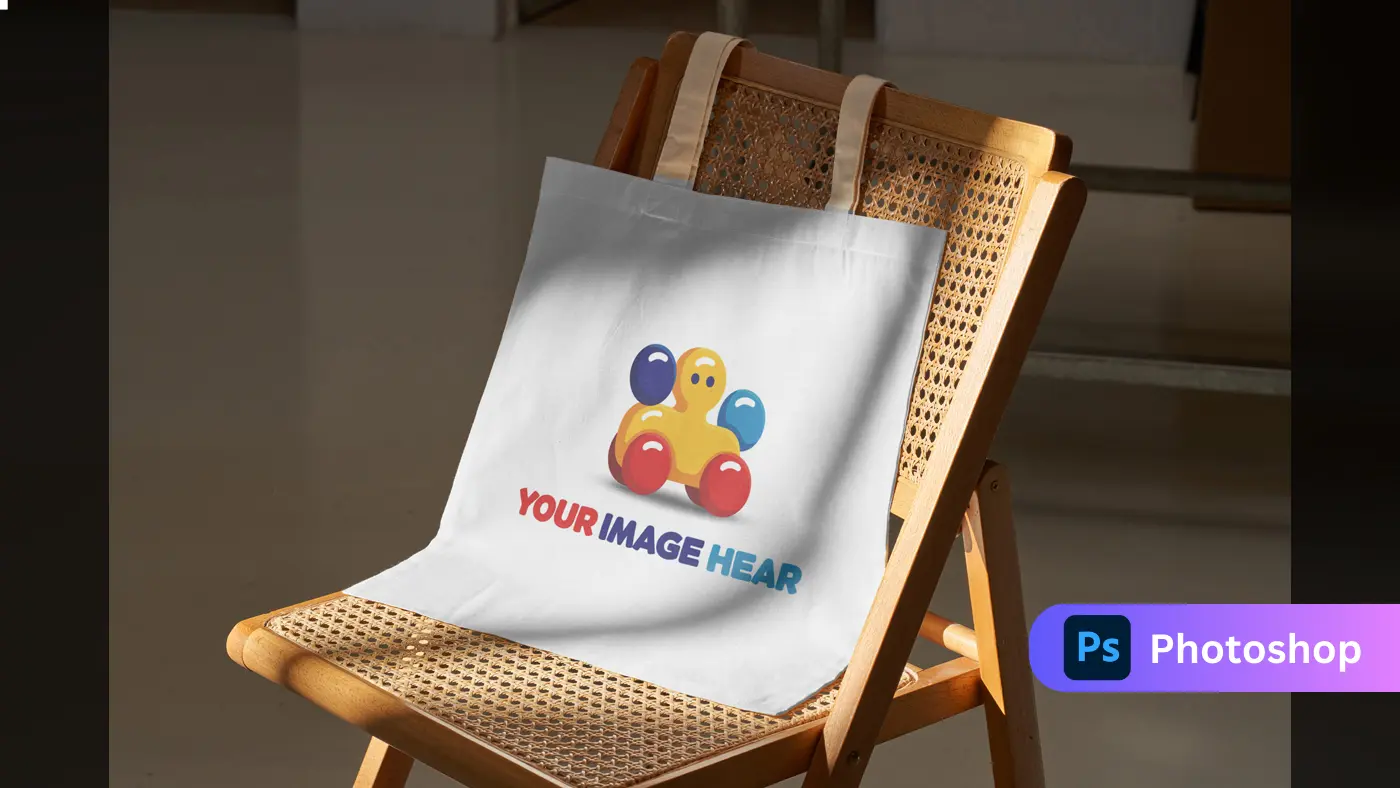 Fabric Tote Bag Mockup