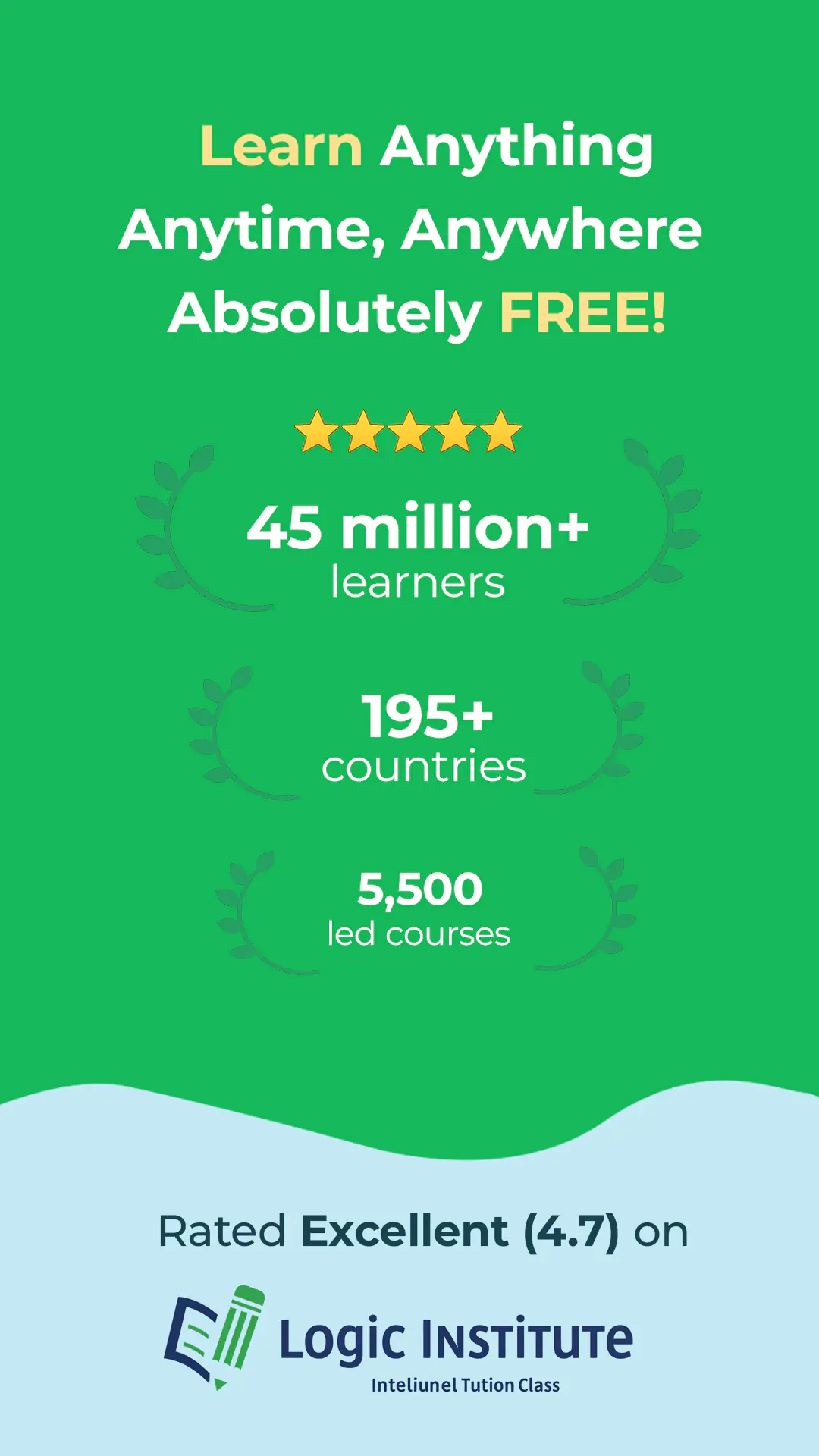 Free Online Learning Platform Banner