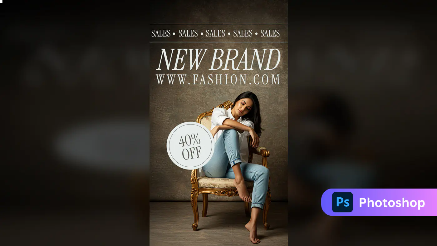 Fashion Brand Sale Promotional Template