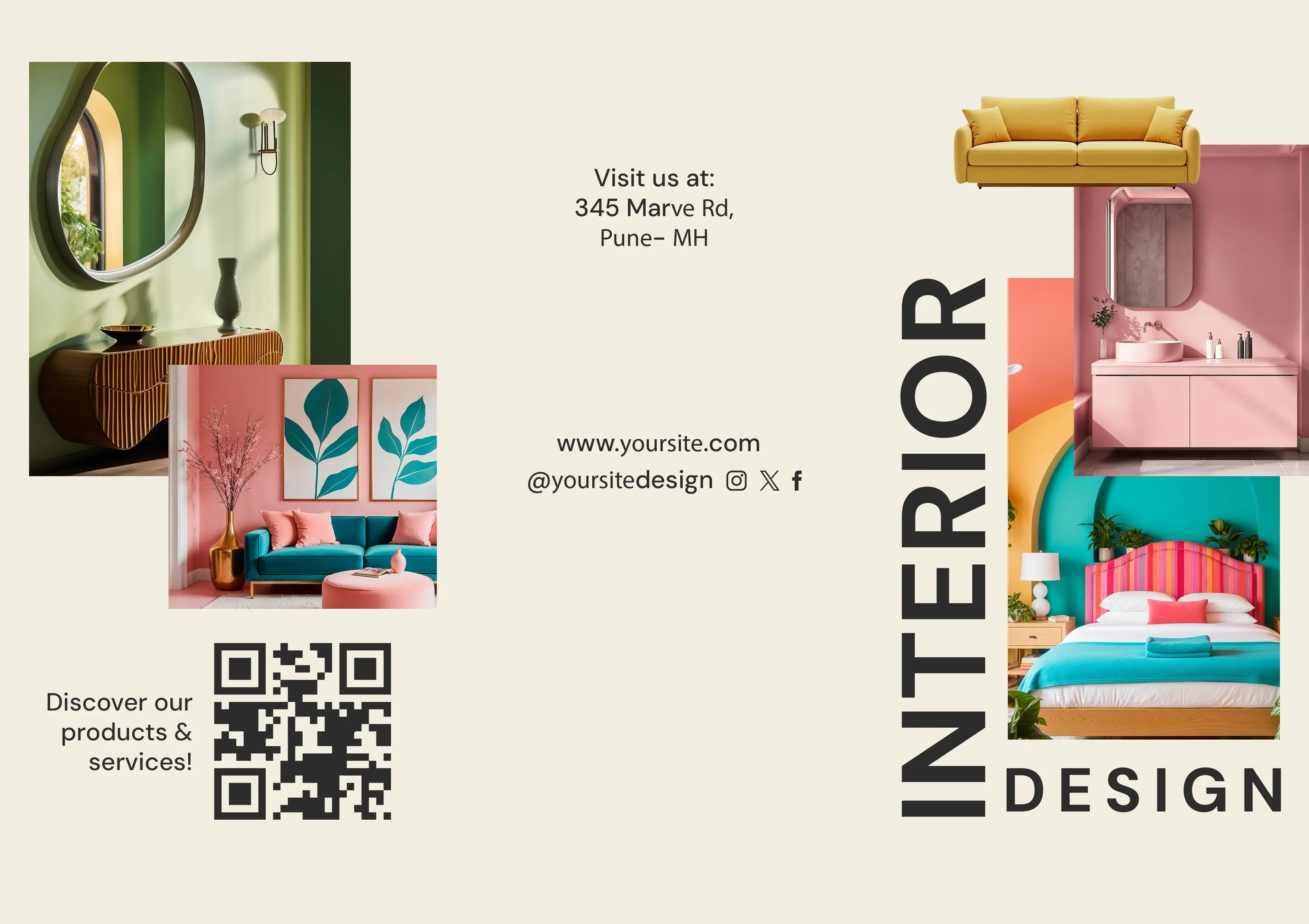 Modern Interior Design Studio Promotional Template
