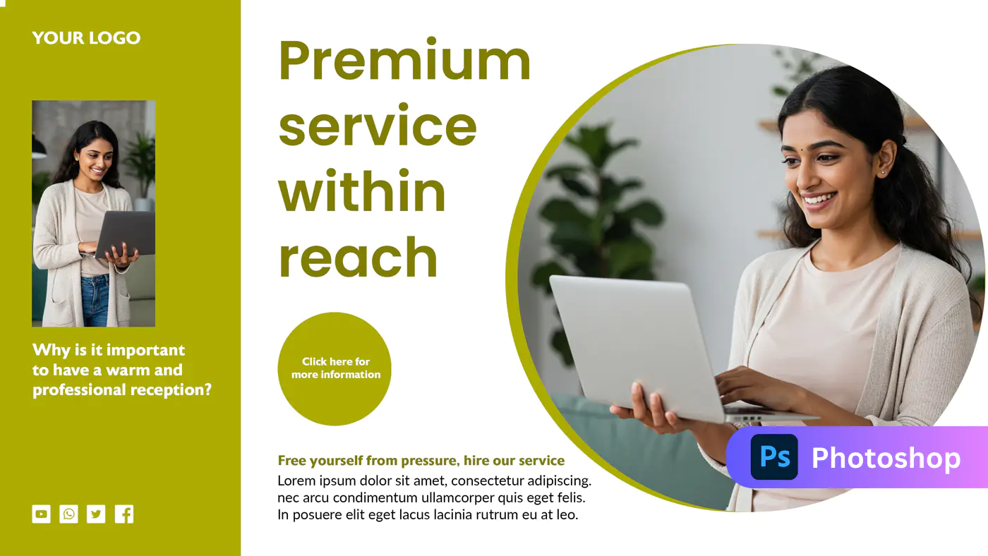 Premium Service Marketing Template