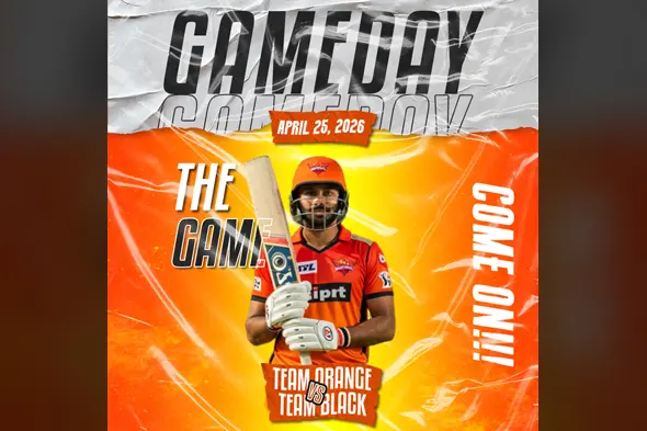 Dynamic Gameday Poster Template for Sports Events