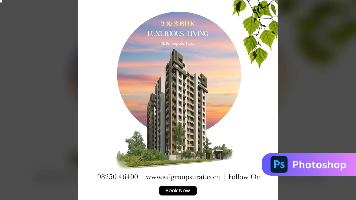 Enhanced Luxury Apartment Social Media Ad Template