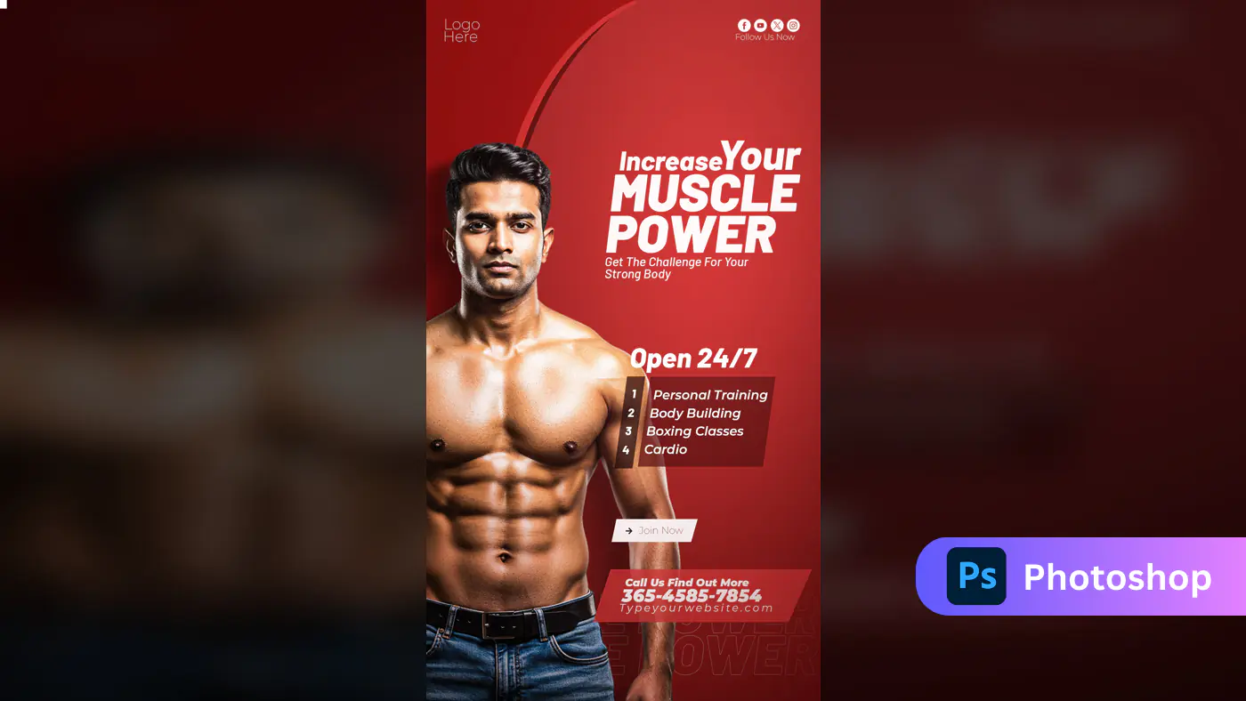 Gym Promotion Fitness Template