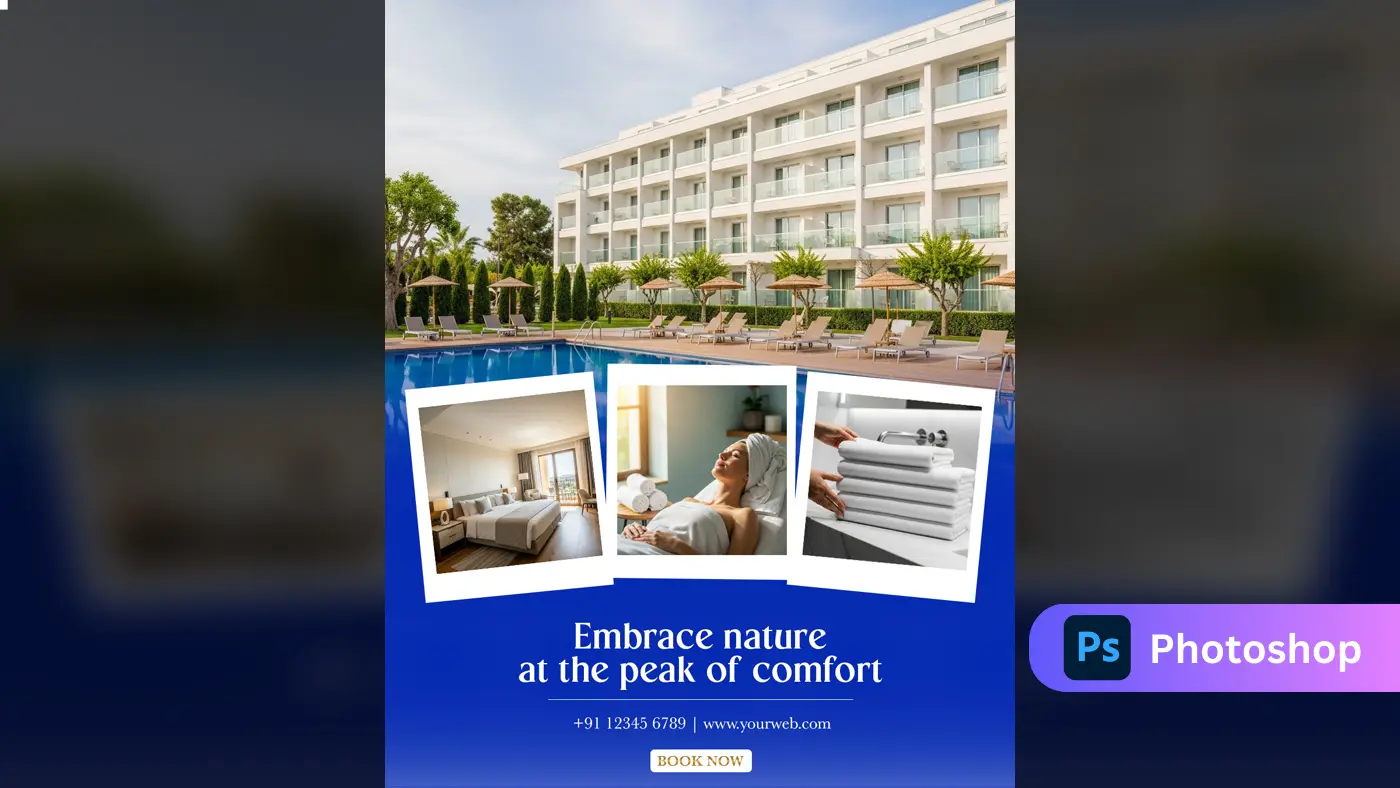 Serene Resort & Spa Promotional Template