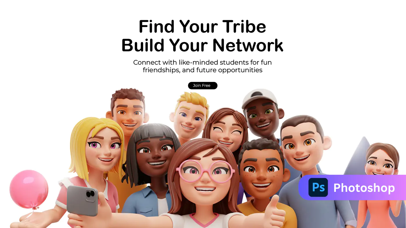 Student Networking Platform Advertisement