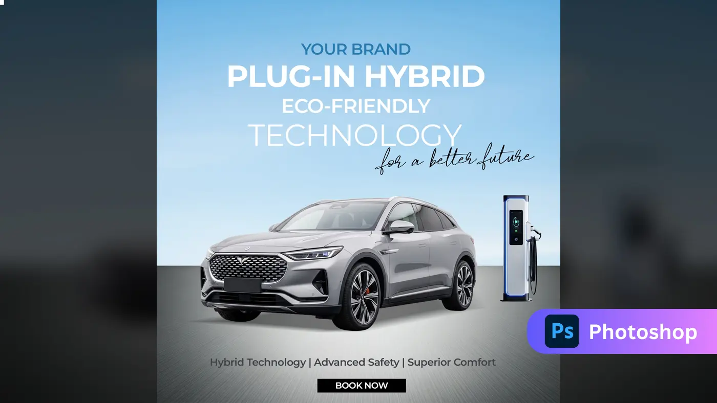 Plug-In Hybrid Vehicle Social Media Ad