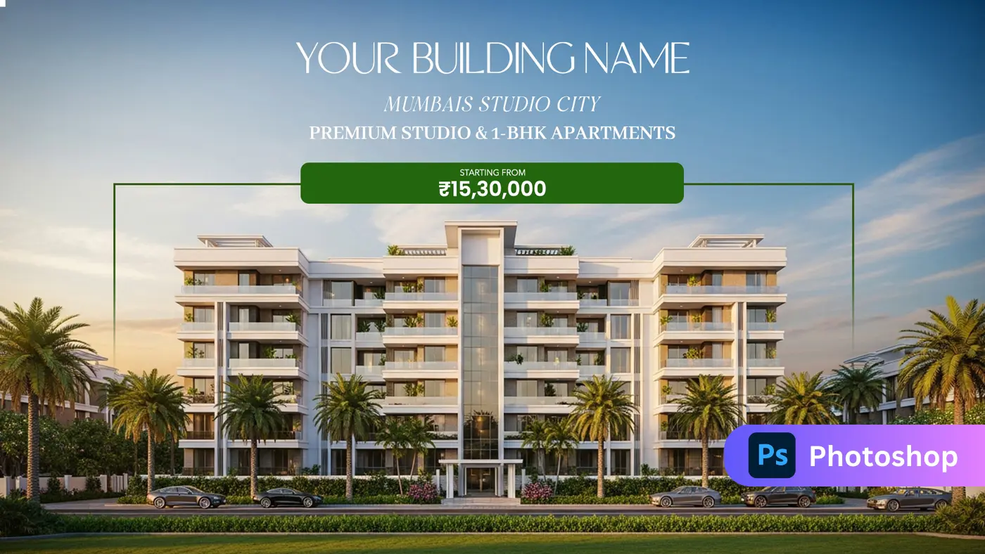 Mumbai Studio Apartment Marketing Template