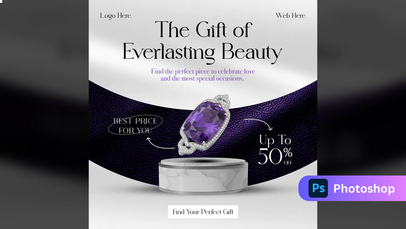 Premium Jewelry Marketing Template