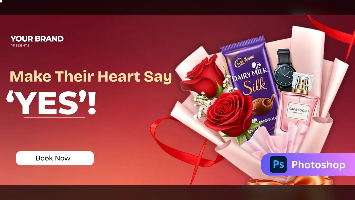 Romantic Gift Bundle Promotion Banner Template
