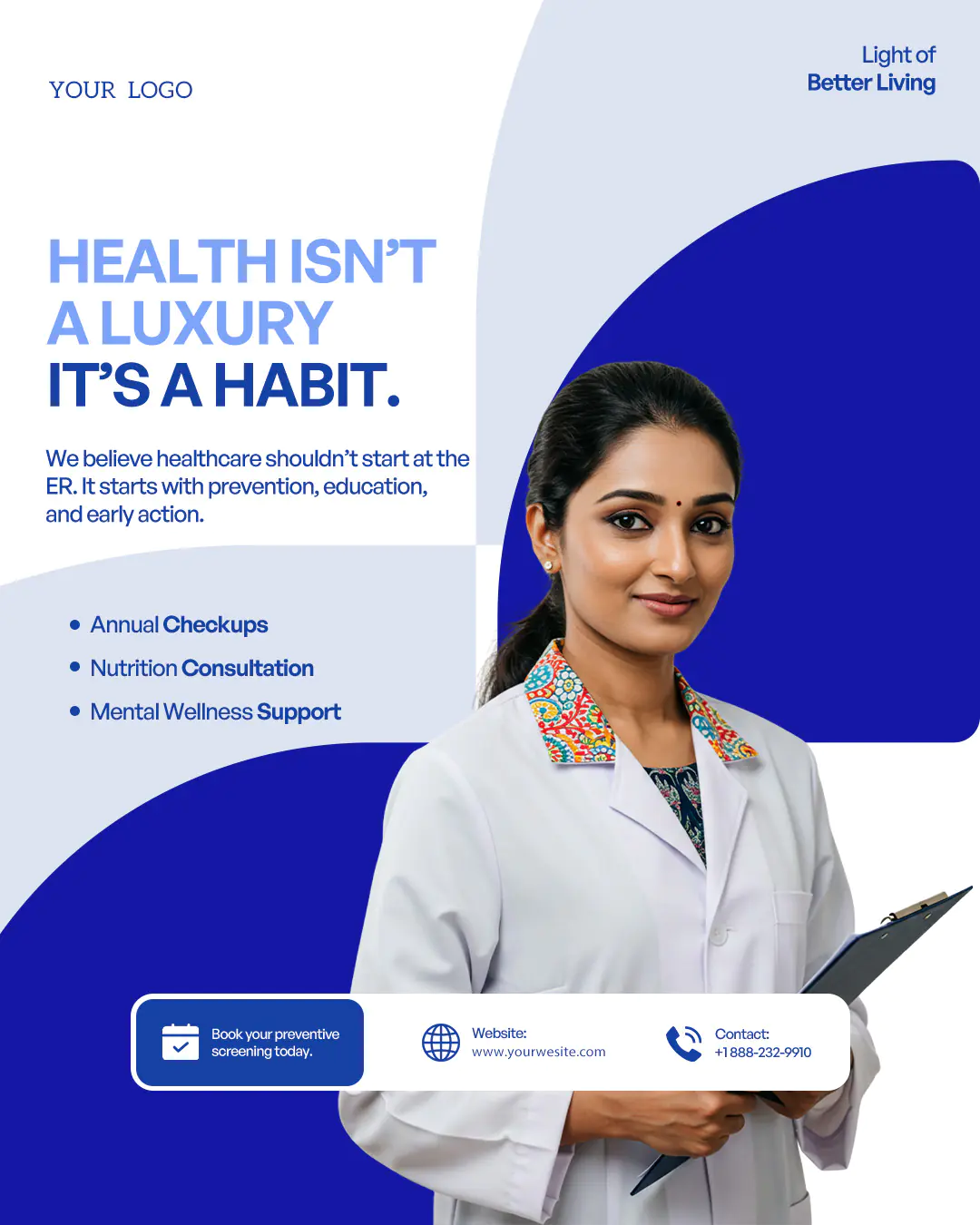 Healthcare Habit Promotion Template