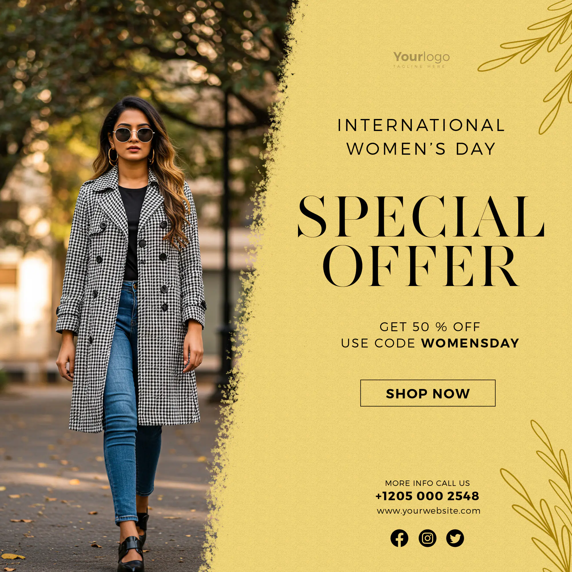 Women's Day Fashion Sale Template