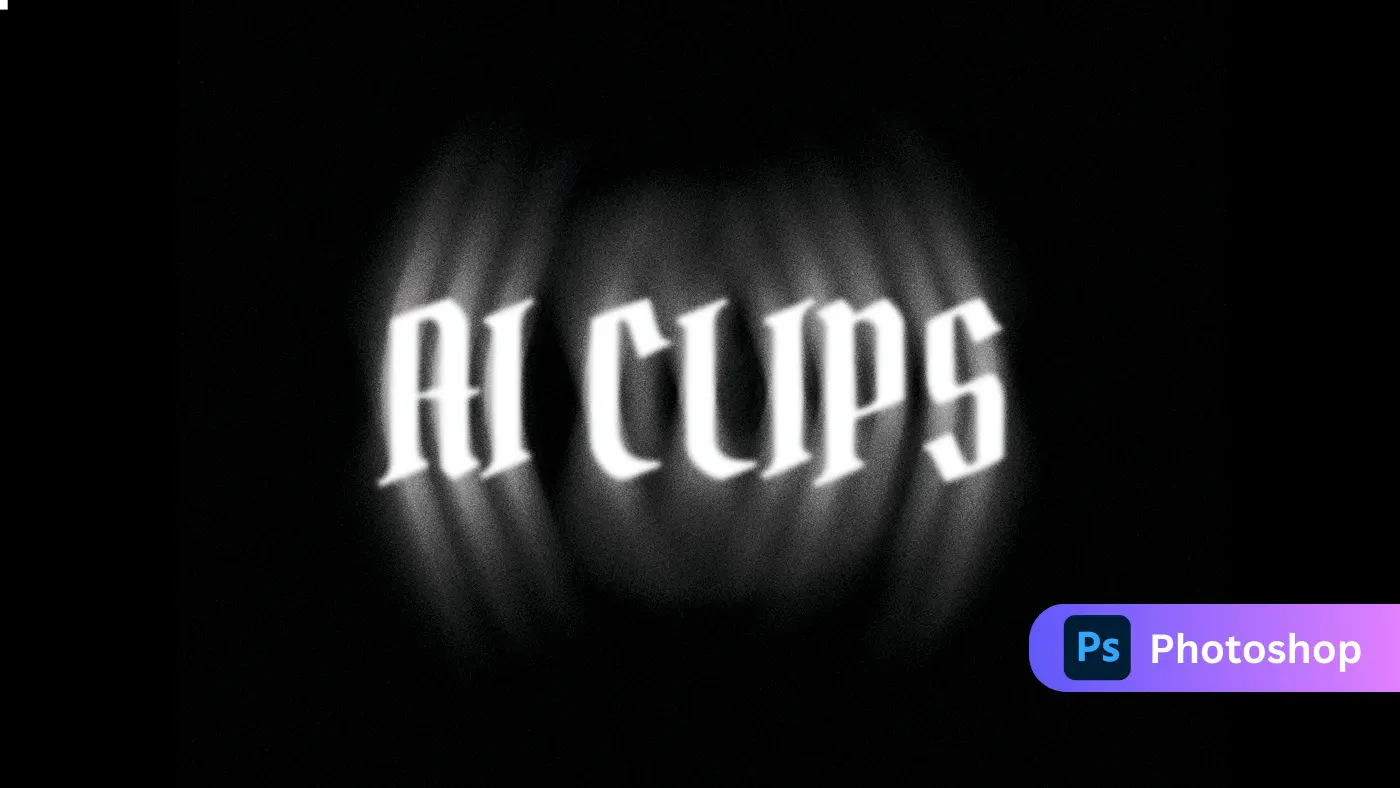 Vintage Style Gothic Blur Shadow Text Effect