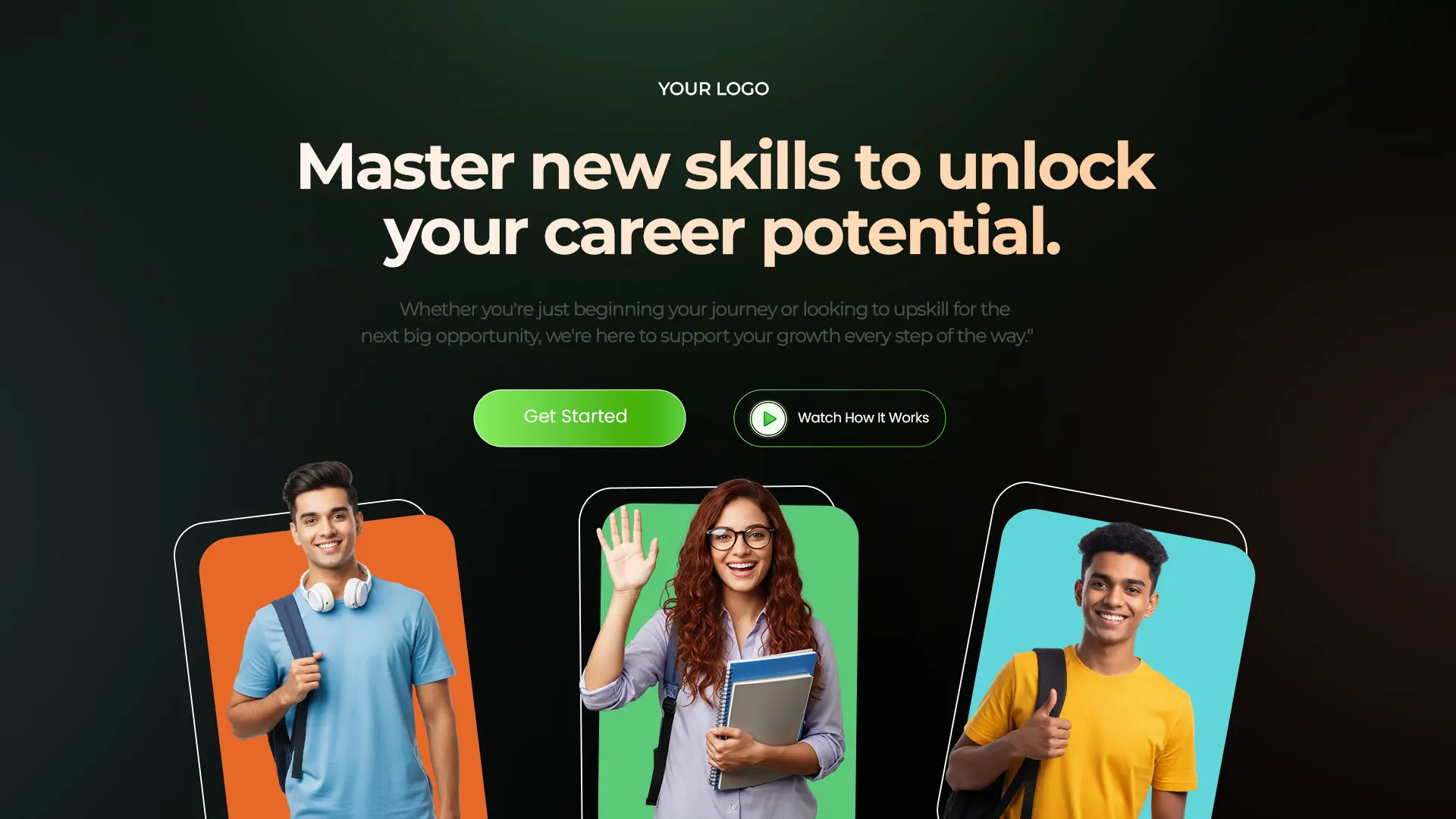Professional Skill Development Ad Template