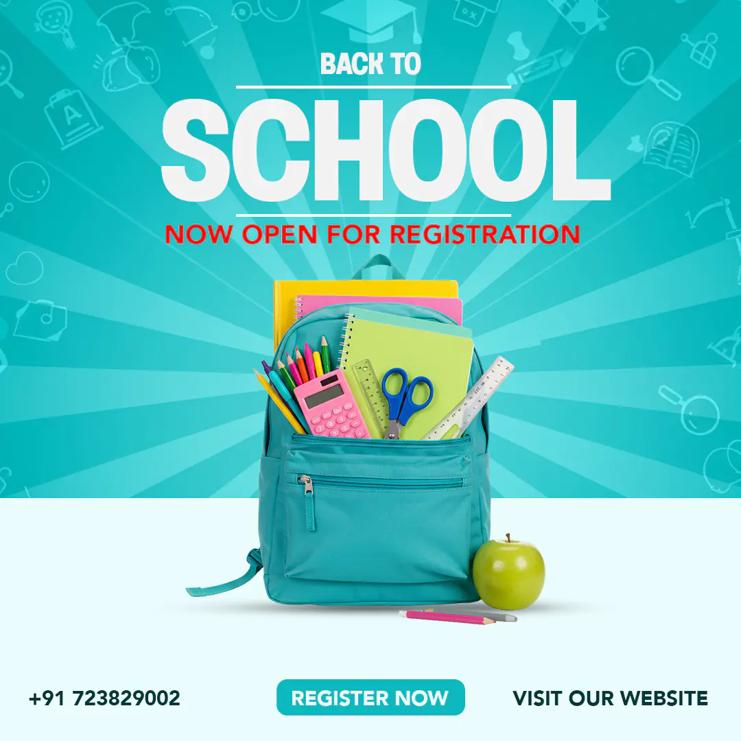 Enhanced Back to School Registration Banner