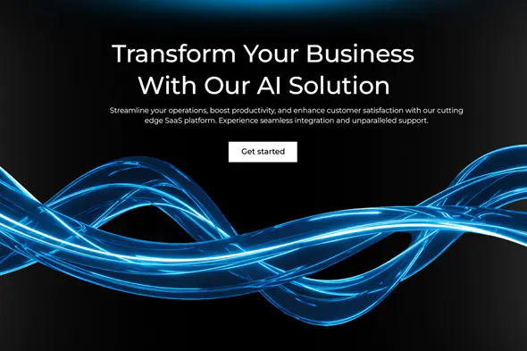AI Solution Landing Page Template
