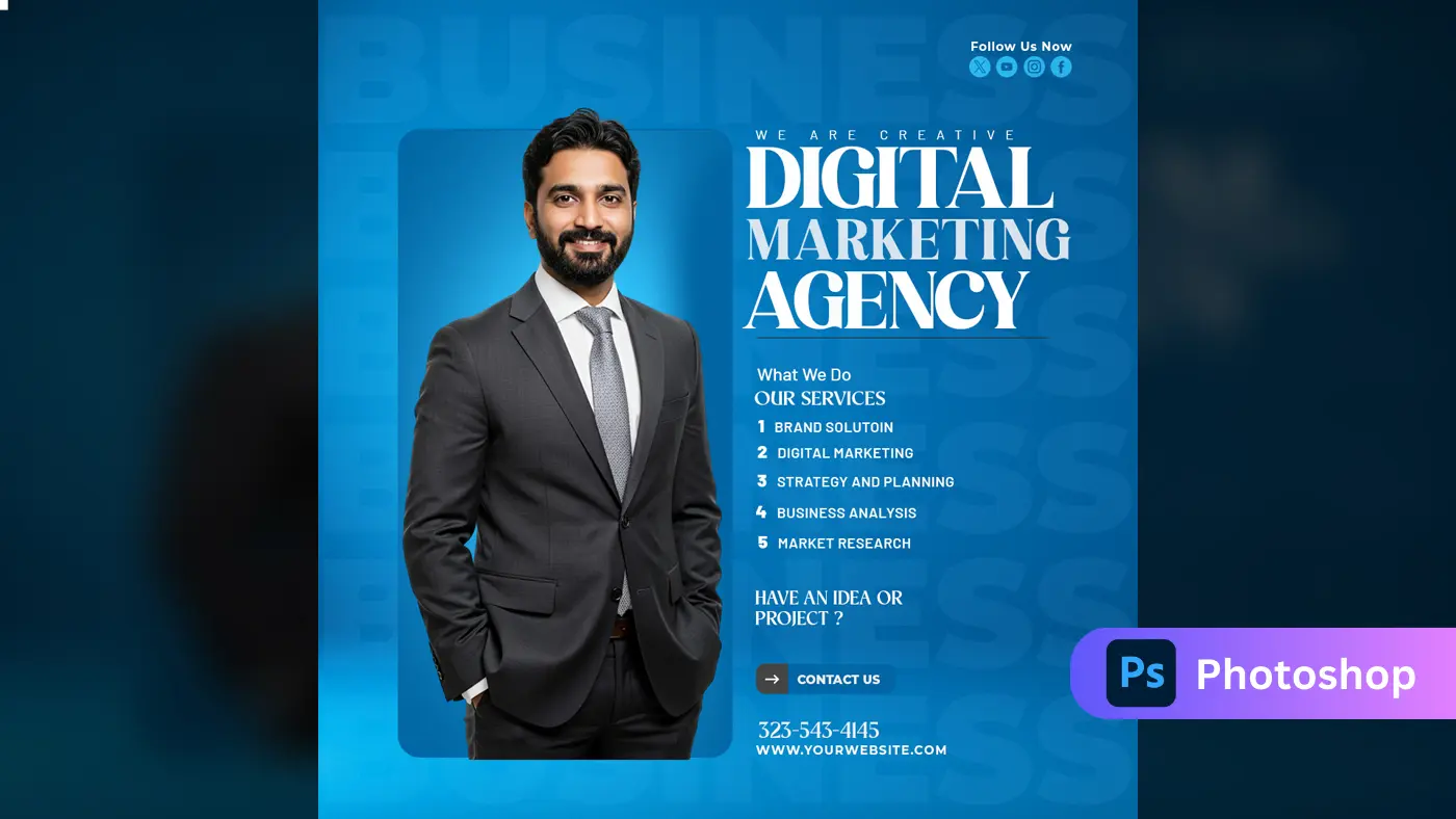 Corporate Digital Marketing Agency Template