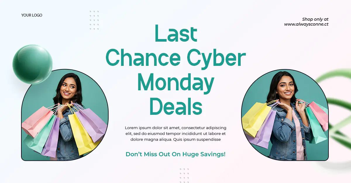 Cyber Monday Sale Banner Template