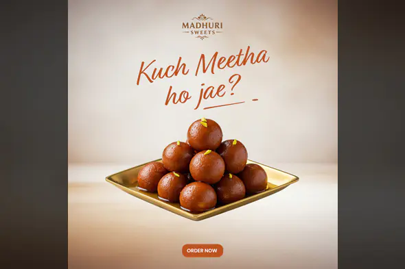 Gulab Jamun Social Media Ad Template