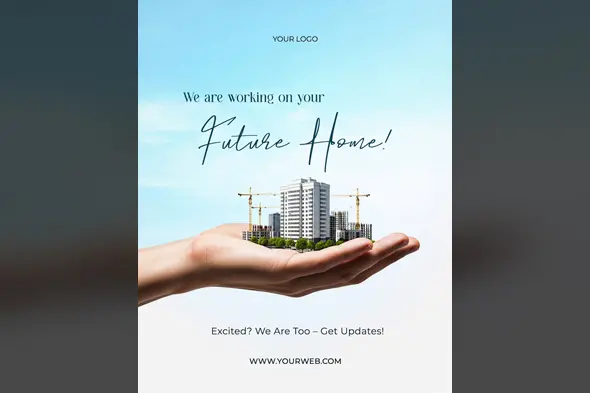 Real Estate Development Ad Template