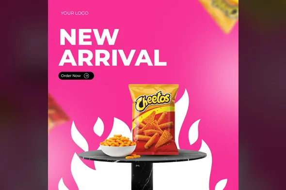 Bold Snack Product Promo Template