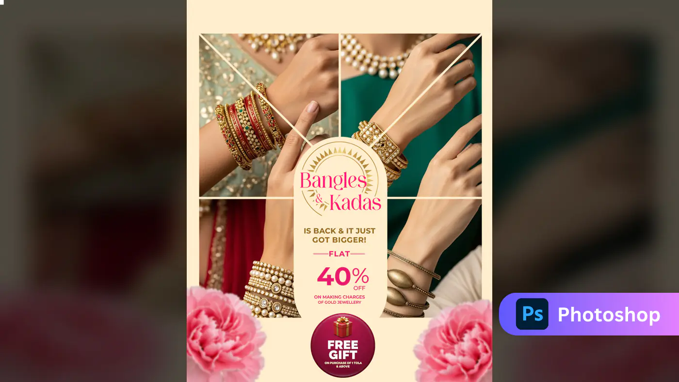Bangles and Kadas Jewelry Promotion Template