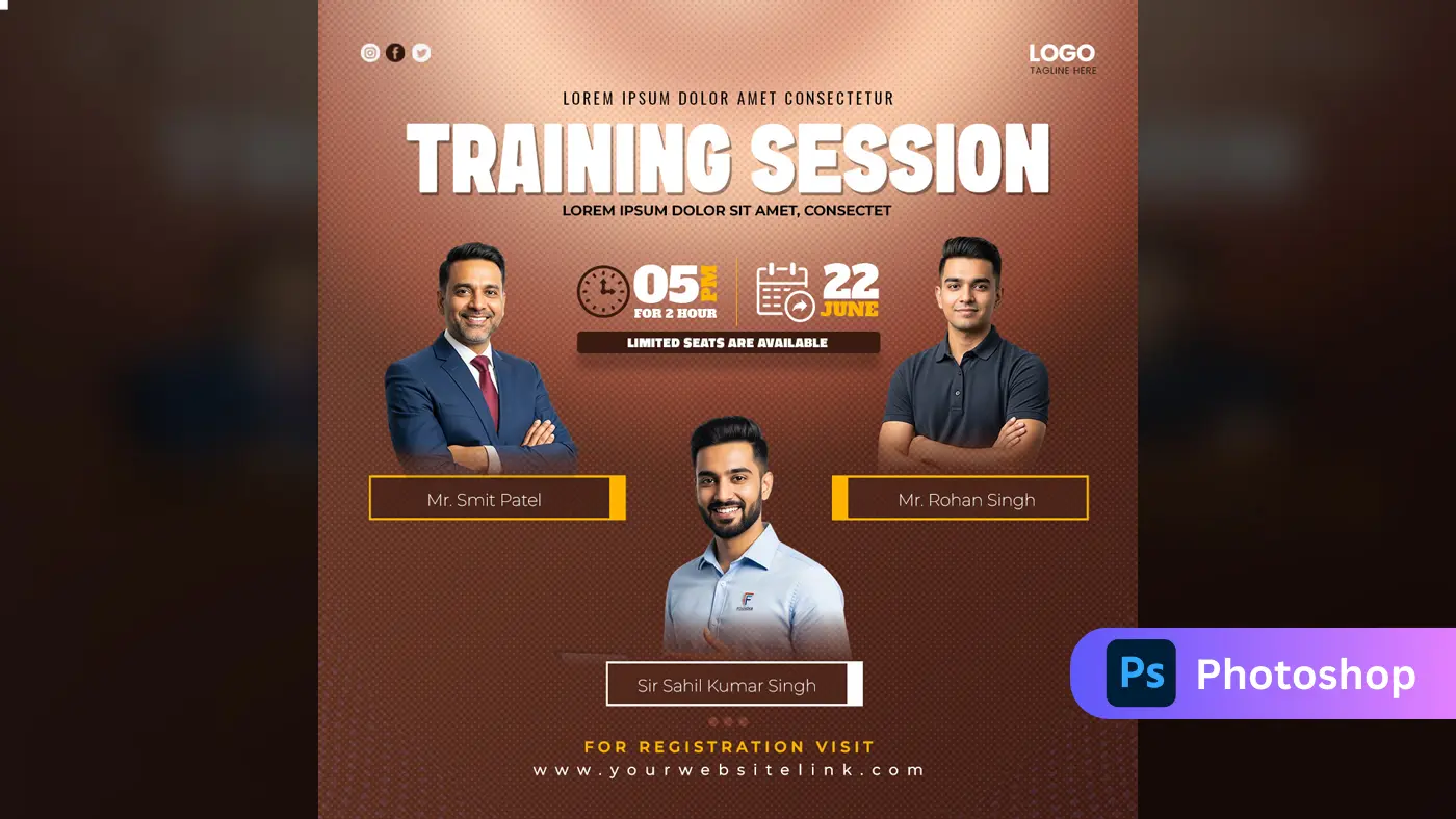 Professional Training Session Announcement Template