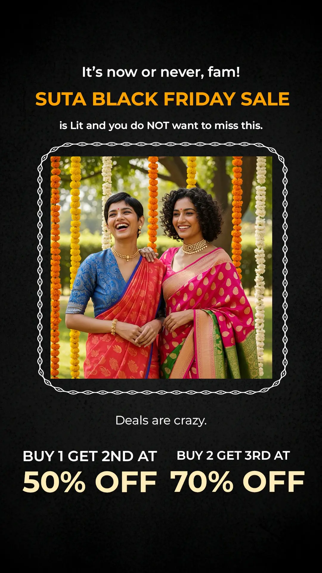 Ethnic Fashion Black Friday Promo PSD