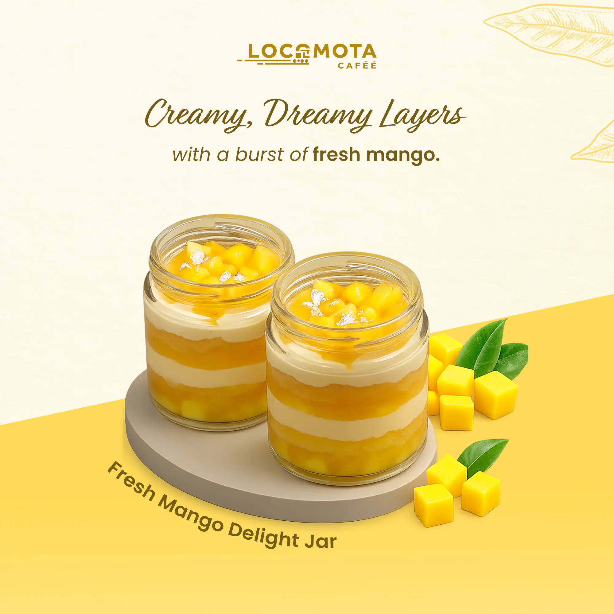 Mango Delight Dessert Jars