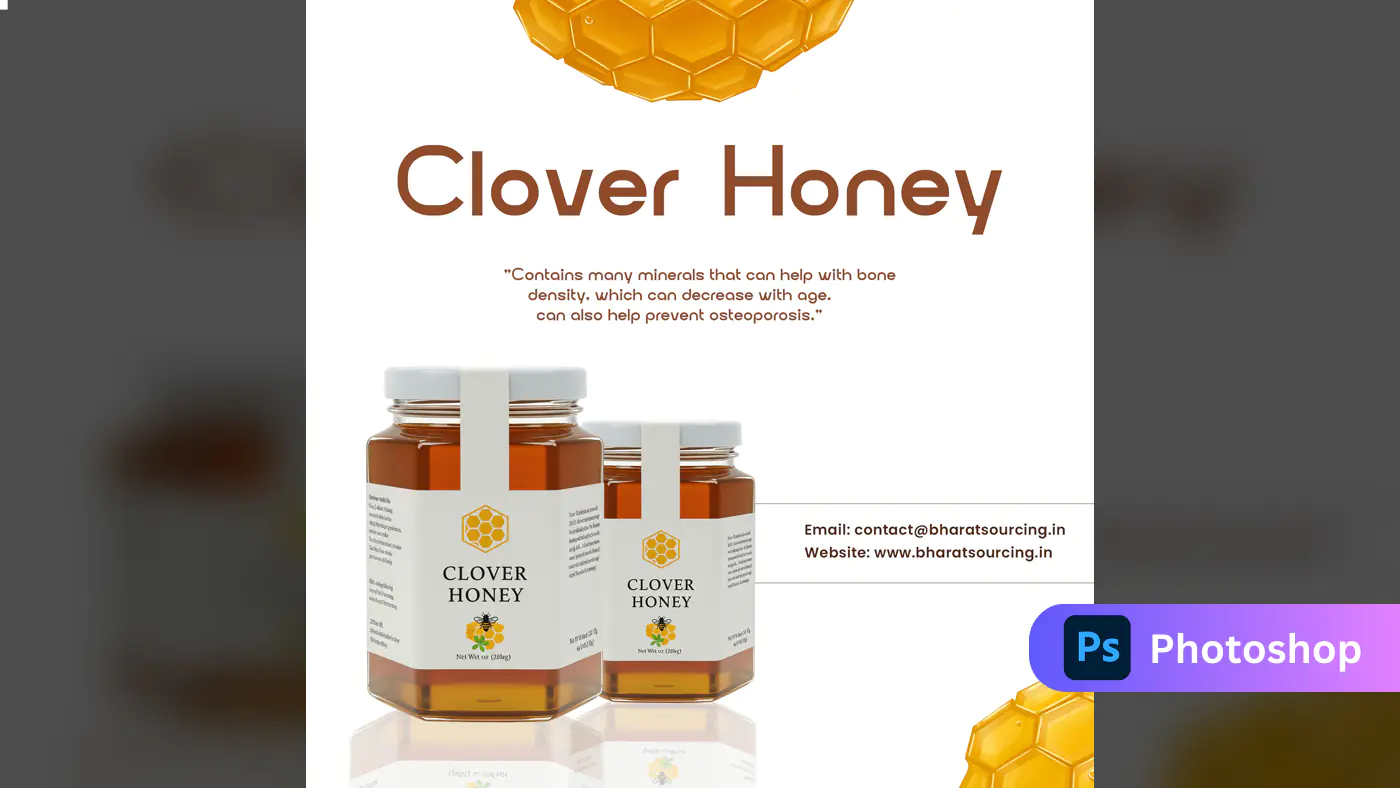 Clover Honey Product Showcase Template
