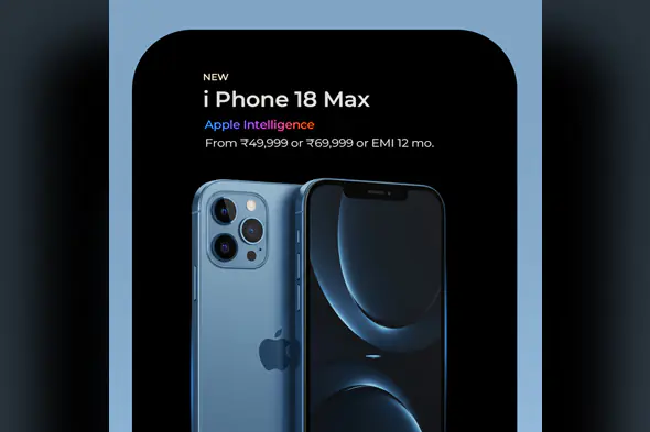 iPhone 18 Max Product Promo Template