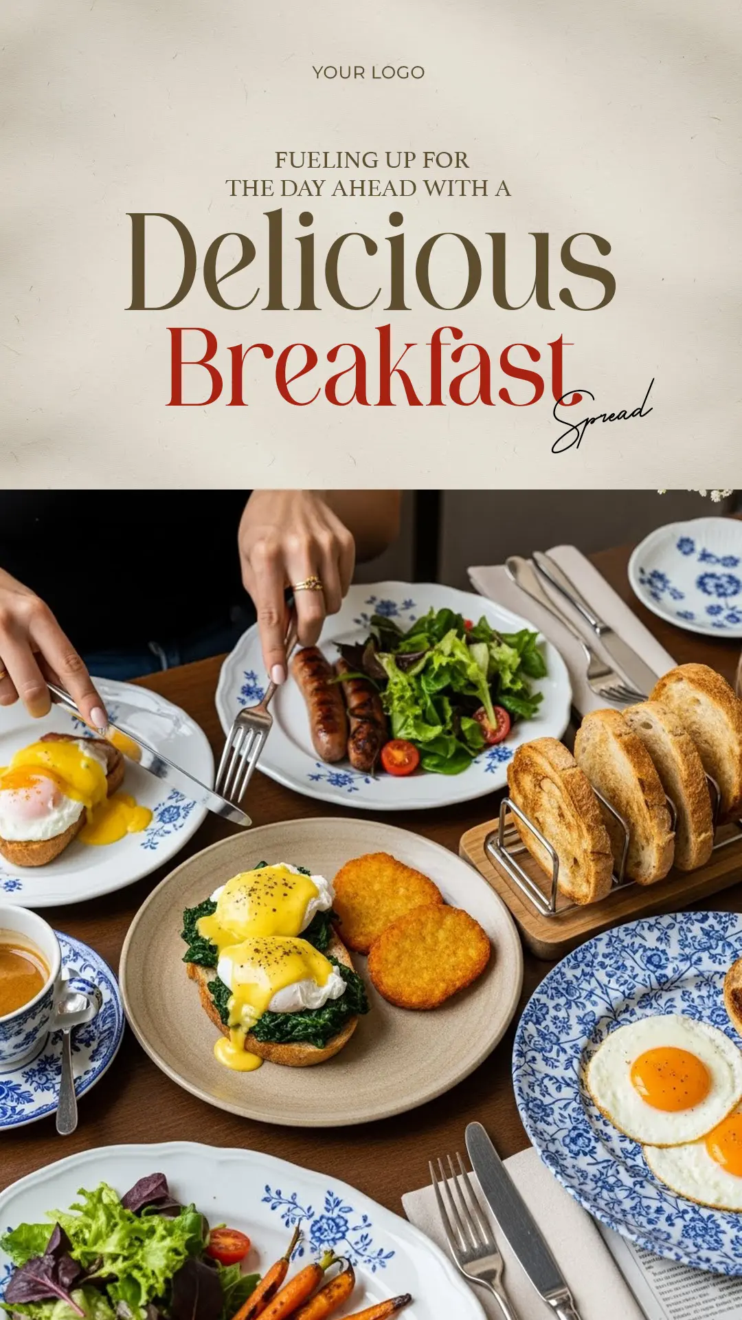 Gourmet Breakfast & Brunch Social Media Template