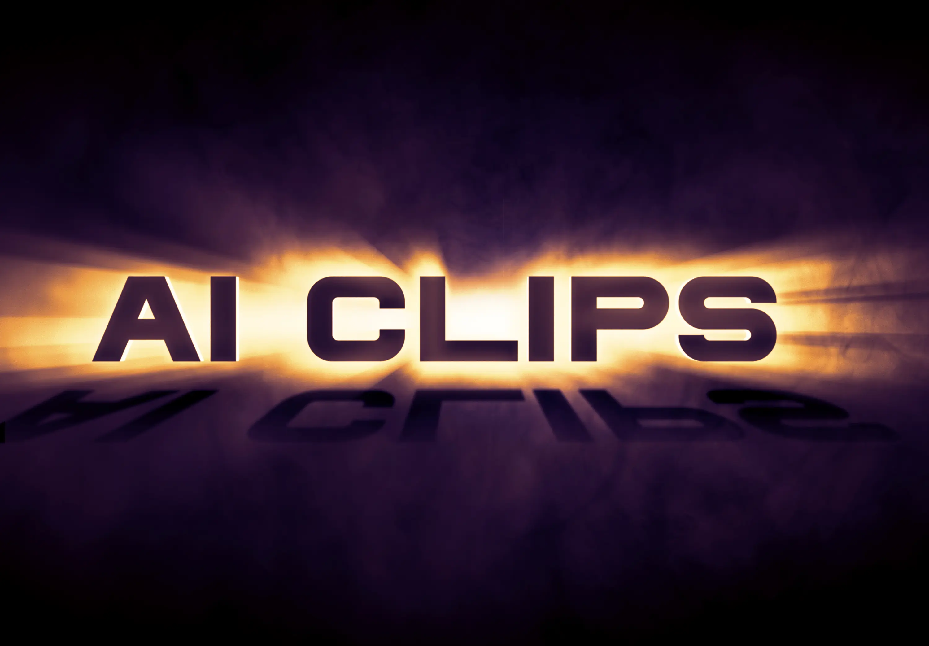 Glowing Shadow Text Mockup