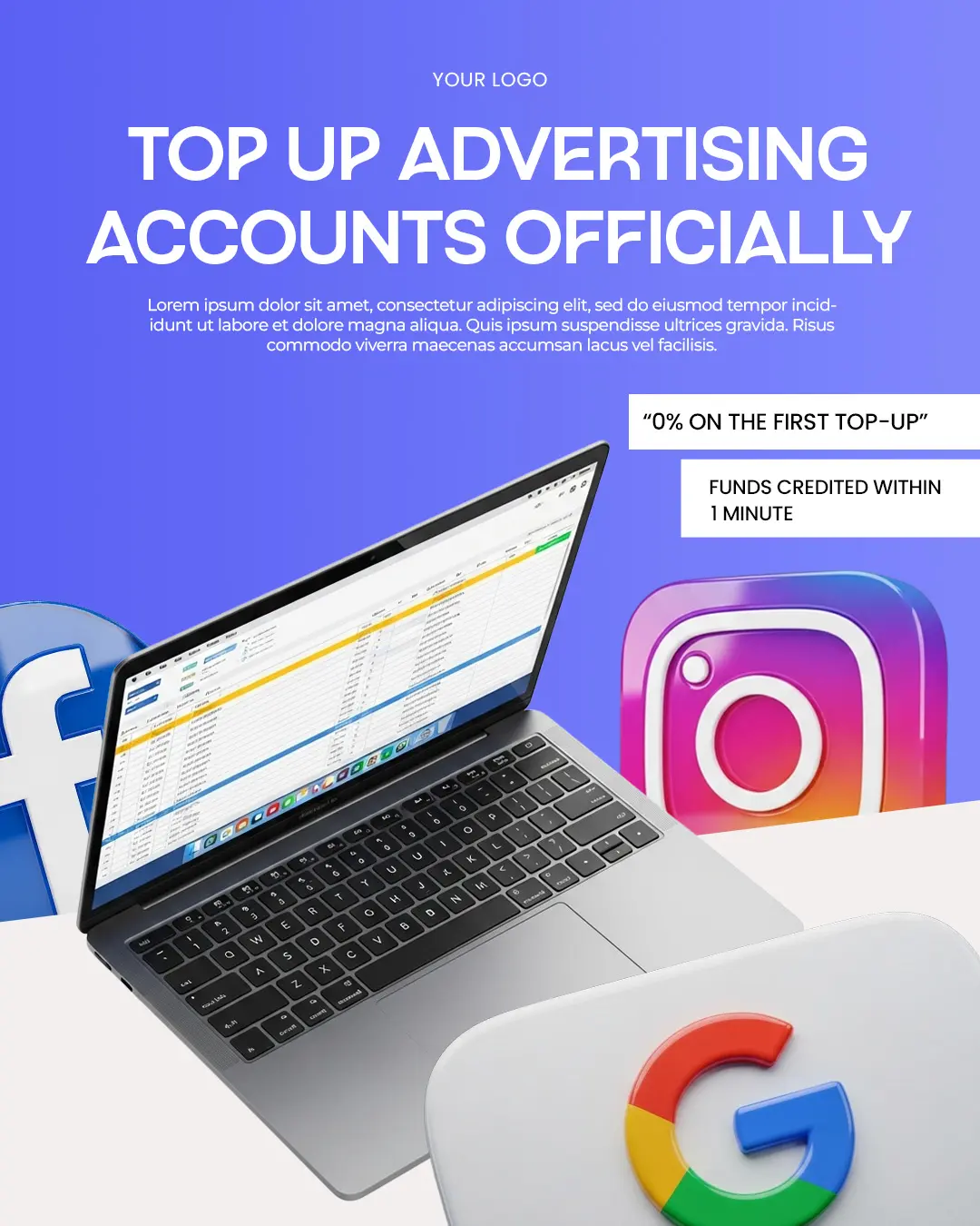 Digital Advertising Services Promo Template