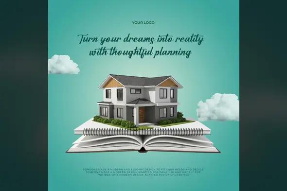 Conceptual Real Estate Ad Template