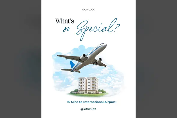 Airport Proximity Real Estate Template