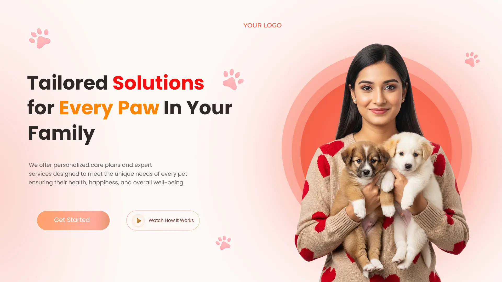 Comprehensive Pet Care Ad Template