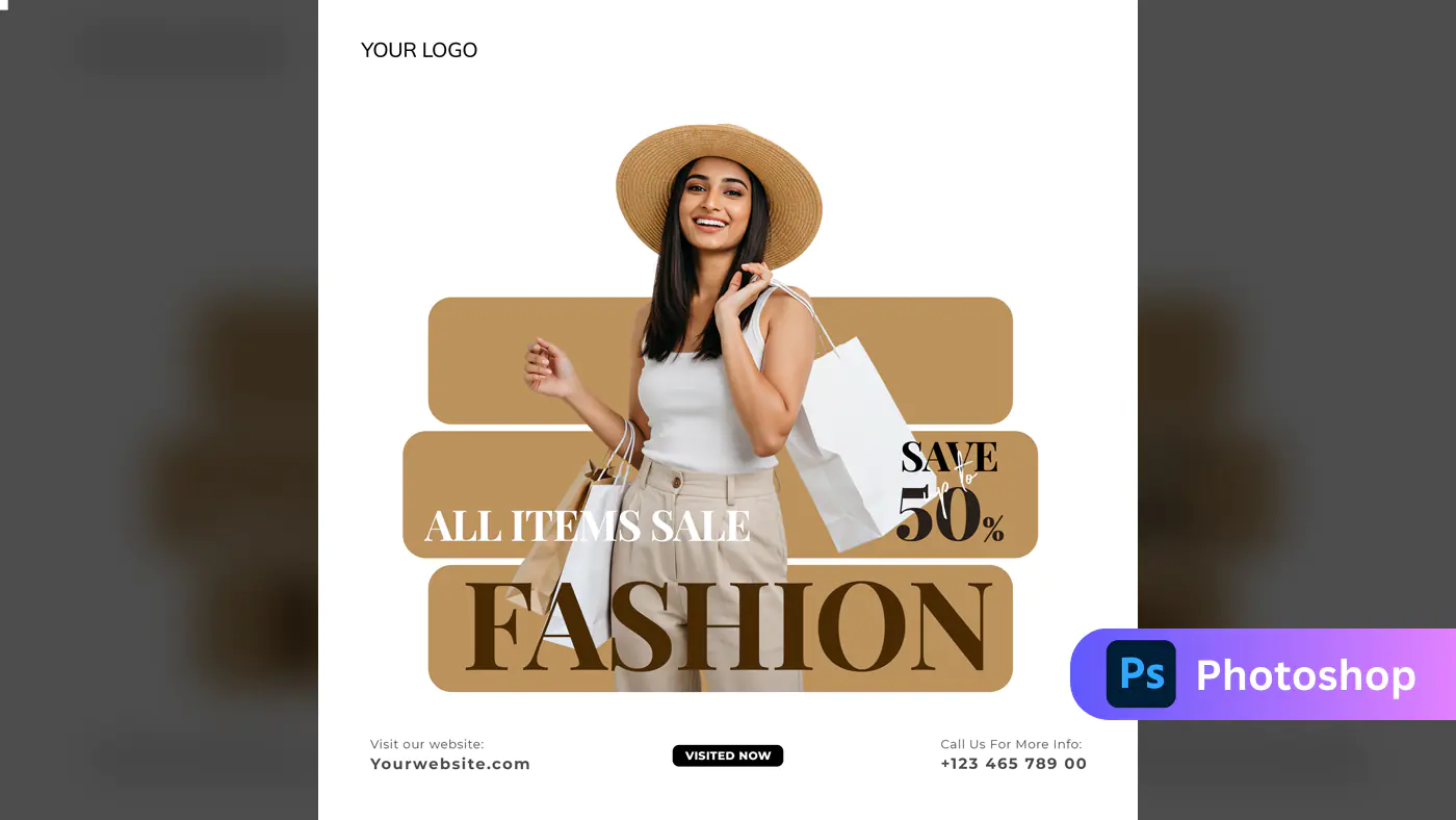 Elegant Fashion Sale Promo Template