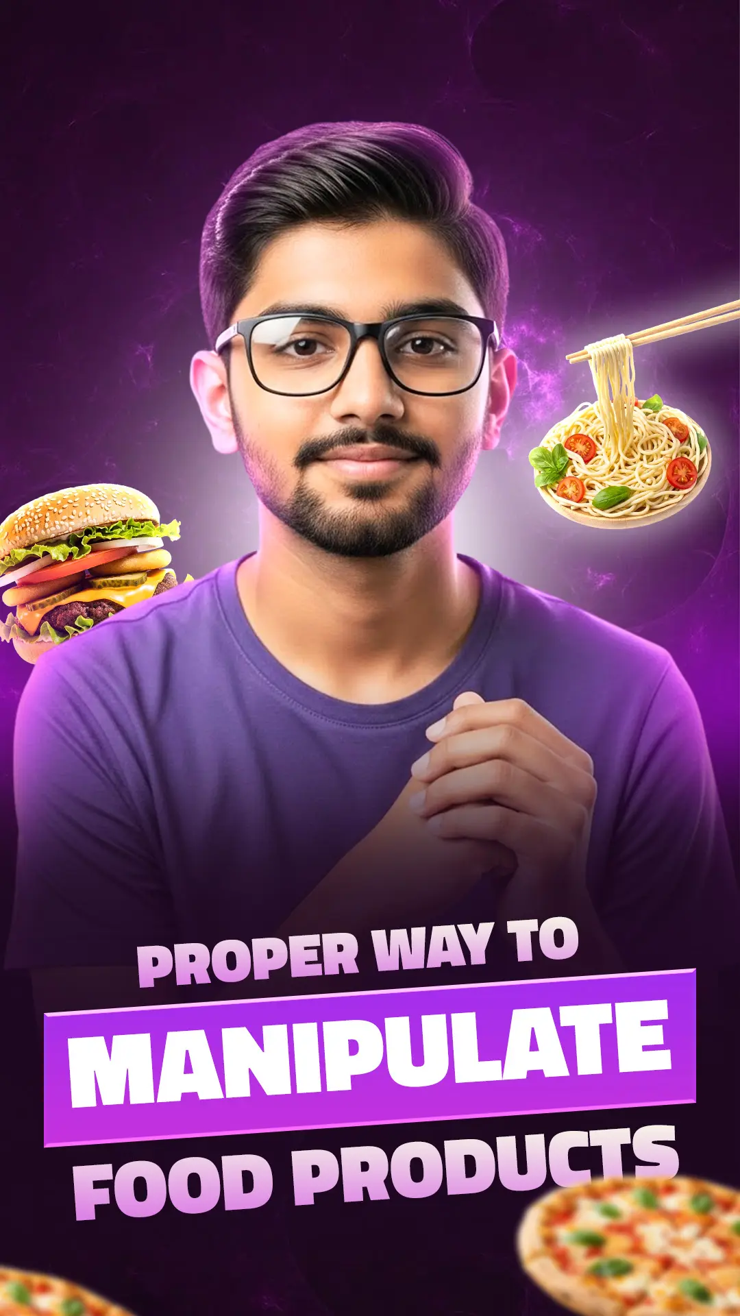 Food Photography Manipulation Thumbnail Template