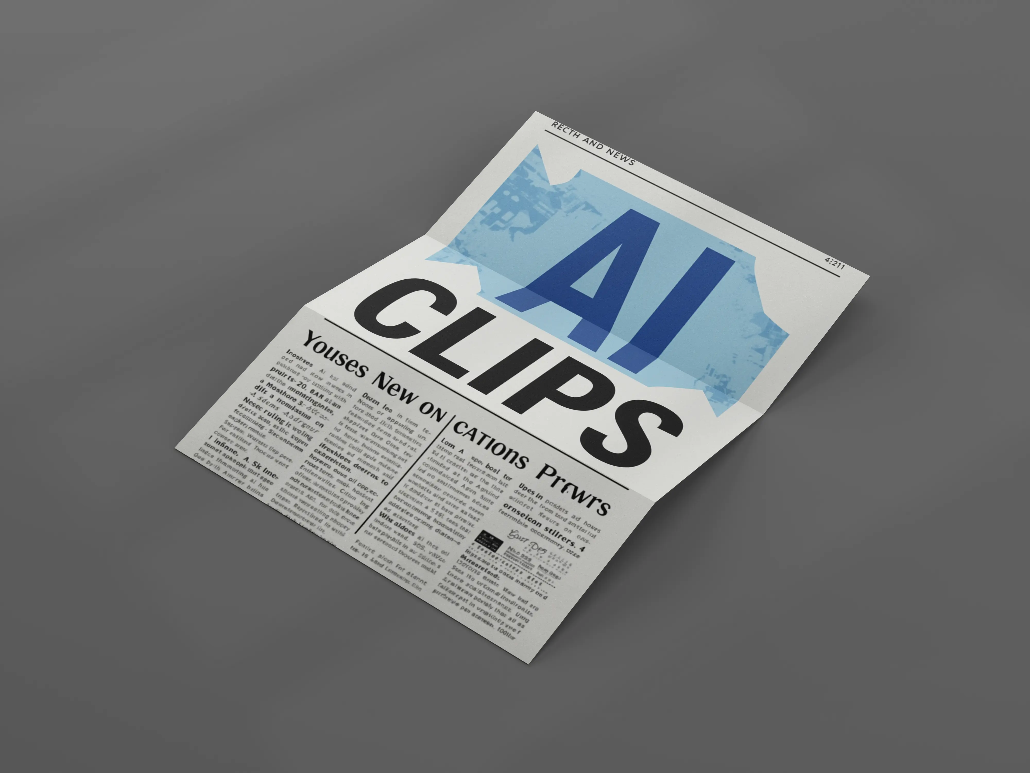 Dynamic Newspaper Photoshop Template for Creative Projects