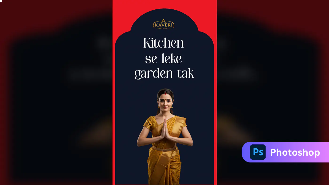 Kaveri Saree Store Promotional Banner