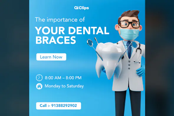 Dental Braces Awareness Campaign Template